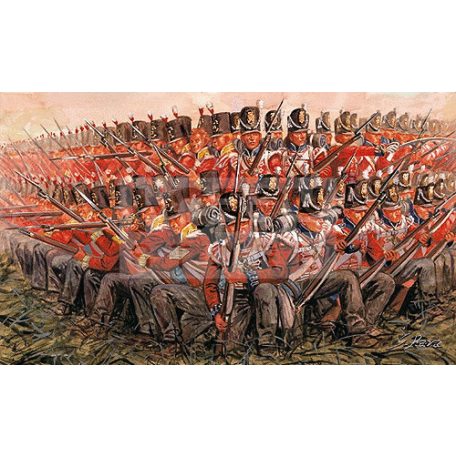 Italeri British Infantry 1815 1:72 figura makett 6095IT