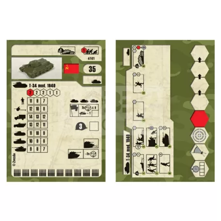 Zvezda Soviet Medium Tank T-34/76 makett 1:100 (6101Z)