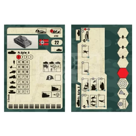 Zvezda German Panzer II makett 1:100 (6102Z)