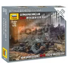 Zvezda German Machine-Gun MG-34 with Crew 1939-1942 makett 1:72 (6106Z)