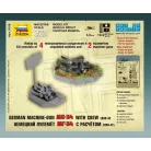 Zvezda German Machine-Gun MG-34 with Crew 1939-1942 makett 1:72 (6106Z)