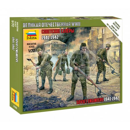 Zvezda Soviet Engineers 1941-1942 makett 1:72 (6108Z)