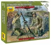 Zvezda Soviet 82 mm Mortar with Crew makett 1:72 (6109Z)