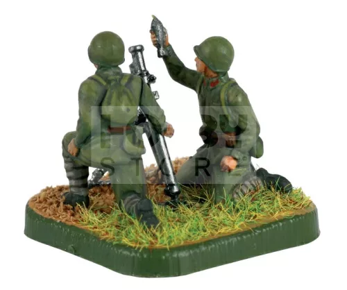 Zvezda Soviet 82 mm Mortar with Crew makett 1:72 (6109Z)