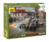 Zvezda Soviet 45 mm Anti-Tank Gun with Crew makett 1:72 (6112Z)