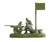 Zvezda Soviet 45 mm Anti-Tank Gun with Crew makett 1:72 (6112Z)