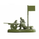 Zvezda Soviet 45 mm Anti-Tank Gun with Crew makett 1:72 (6112Z)