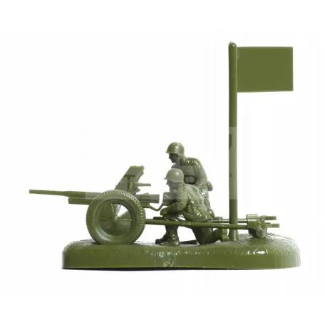 Zvezda Soviet 45 mm Anti-Tank Gun with Crew makett 1:72 (6112Z)