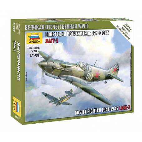 Zvezda Soviet Fighter LAGG-3 1941-1945 makett 1:144 (6118Z)