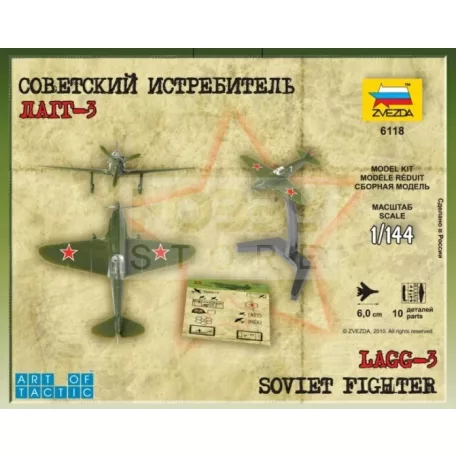 Zvezda Soviet Fighter LAGG-3 1941-1945 makett 1:144 (6118Z)