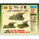 Zvezda Soviet M-30 Howitzer makett 1:72 (6122Z)