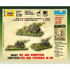 Zvezda Soviet M-30 Howitzer makett 1:72 (6122Z)