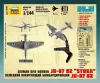 Zvezda German Dive Bomber JU-87 B2 Sluka makett 1:144 (6123Z)
