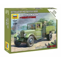   Zvezda Soviet Military 3 Ton Truck ZIS-5 makett 1:100 (6124Z)