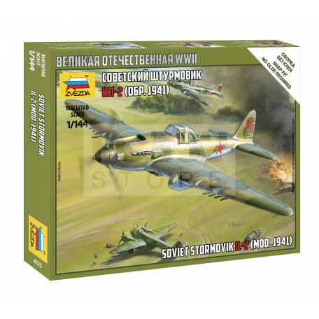 Zvezda Soviet Stormovik IL-2 mod. 1941 makett 1:144 (6125Z)