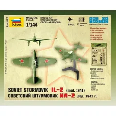 Zvezda Soviet Stormovik IL-2 mod. 1941 makett 1:144 (6125Z)