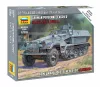 Zvezda German Personnel Carrier Sd.Kfz.251/1 Ausf.B makett 1:100 (6127Z)