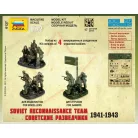 Zvezda Soviet Reconnaissance Team makett 1:72 (6137)