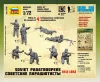 Zvezda Soviet Paratroops makett 1:72 (6138Z)