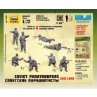 Zvezda Soviet Paratroops makett 1:72 (6138Z)