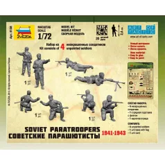 Zvezda Soviet Paratroops makett 1:72 (6138Z)