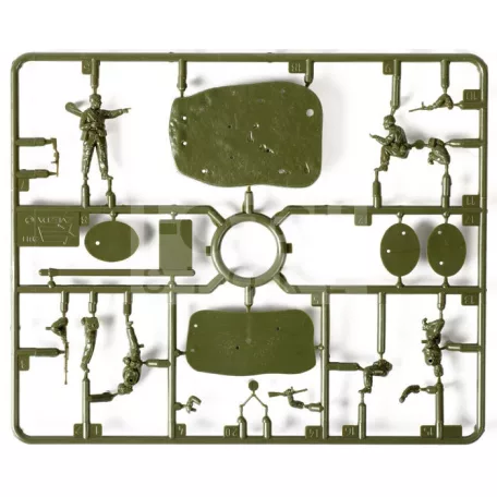 Zvezda Soviet Paratroops makett 1:72 (6138Z)
