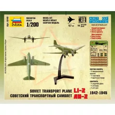 Zvezda Li-2 Soviet Transport Plane makett 1:200 (6140Z)