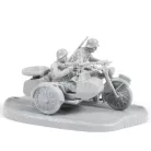 Zvezda German Motorcycle R-12 makett 1:72 (6142Z)