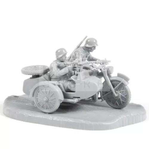 Zvezda German Motorcycle R-12 makett 1:72 (6142Z)