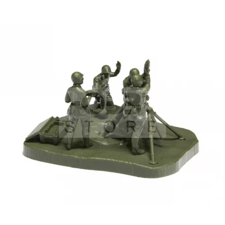Zvezda Soviet 120 mm Mortar with screw makett 1:72 (6147Z)