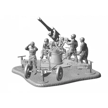 Zvezda Soviet 85mm Anti-Aircraft Gun makett 1:72 (6148Z)