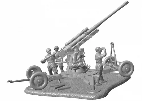 Zvezda Soviet 85mm Anti-Aircraft Gun makett 1:72 (6148Z)
