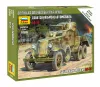 Zvezda Soviet Armored Car BA-10 makett 1:100 (6149Z)