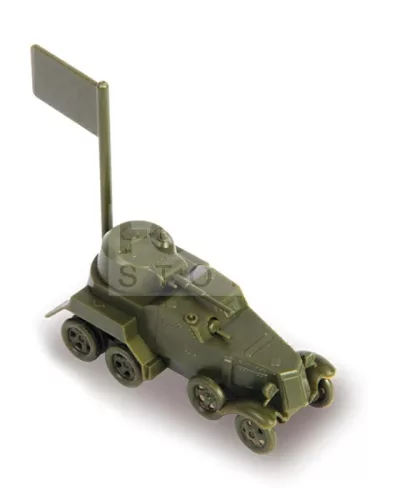 Zvezda Soviet Armored Car BA-10 makett 1:100 (6149Z)