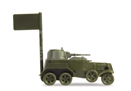 Zvezda Soviet Armored Car BA-10 makett 1:100 (6149Z)