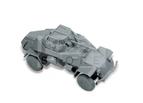 Zvezda Sd.Kfz.222 Armored Car makett 1:100 (6157Z)
