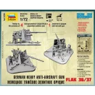 Zvezda German 88 mm Flak 1936-37 makett 1:72 (6158Z)