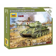   Zvezda Soviet Tank T-34/85 Military small sets makett 1:100 (6160Z)