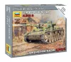 Zvezda Panzer III Flamethrower Tank makett 1:100 (6162Z)