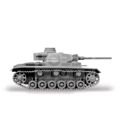 Zvezda Panzer III Flamethrower Tank makett 1:100 (6162Z)