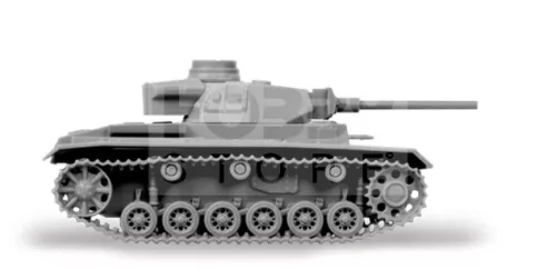 Zvezda Panzer III Flamethrower Tank makett 1:100 (6162Z)