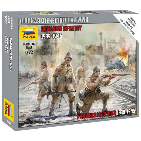 Zvezda Romanian Infantry WWII makett 1:72 (6163Z)