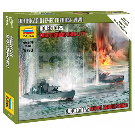 Zvezda Soviet Armored Boat makett 1:350 (6164Z)