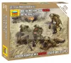 Zvezda British Machine Gun w/crew 39-42 makett 1:72 (6167Z)