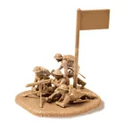 Zvezda British Machine Gun w/crew 39-42 makett 1:72 (6167Z)