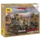 Zvezda British Mortar w/crew /1939-42/ makett 1:72 (6168Z)