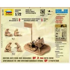 Zvezda British QF 2-pdr Anti Tank Gun w/crew makett 1:72 (6169Z)