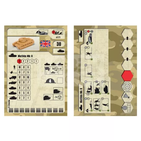 Zvezda British Tank Mk-1 'Matilda' makett 1:100 (6171Z)