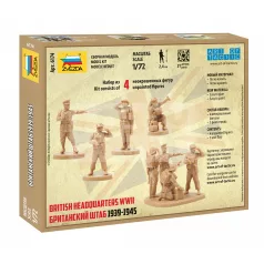 Zvezda British Headquarter WWII makett 1:72 (6174Z)