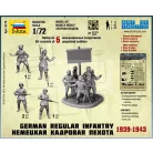 Zvezda German Regular Infantry /1939-43/ makett 1:72 (6178Z)